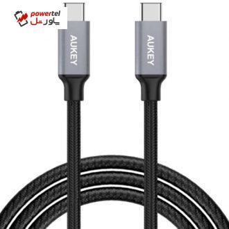کابل تبدیل USB-C به USB-C آکی مدل CB-CD5 طول 1 متر کابل تبدیل USB-C به USB-C آکی مدل CB-CD5 طول 1 متر