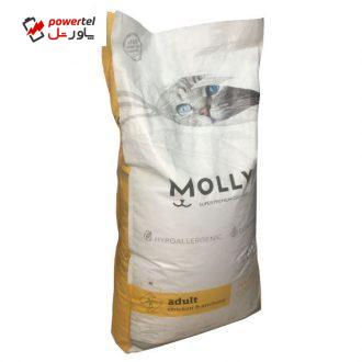 غذای خشک گربه مولی مدل super premium adult – Chicken & Anchovy وزن 15 کیلوگرم