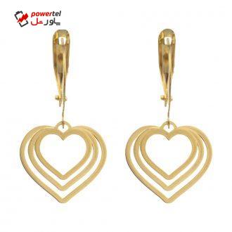 گوشواره طلا 18 عیار زنانه مایا ماهک مدل ME0985