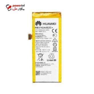 باتری موبایل مدل HB3742A0EZC ظرفیت 2200 میلی آمپر ساعت مناسب برای گوشی موبایل هوآوی  P8 Lite
