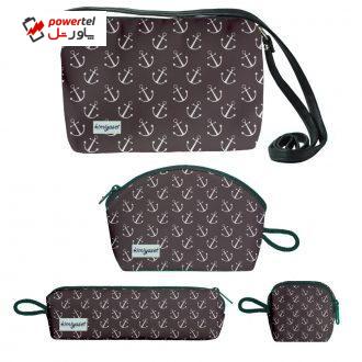 کیف دخترانه طرح لنگر مجموعه 4 عددی کیف دخترانه طرح لنگر مجموعه 4 عددی