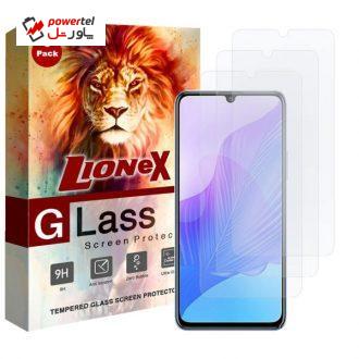 محافظ صفحه نمایش لایونکس مدل UPS مناسب برای گوشی موبایل هوآوی Enjoy 20 Pro بسته سه عددی