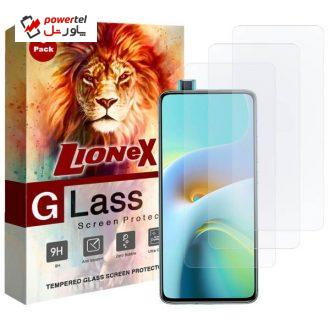 محافظ صفحه نمایش لایونکس مدل UPS مناسب برای گوشی موبایل شیائومی Redmi K30 Ultra بسته سه عددی
