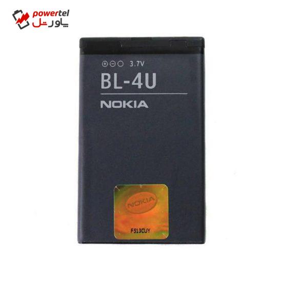 باتری موبایل مدل BL-4U ظرفیت 1000 میلی آمپر ساعت مناسب برای گوشی موبایل نوکیا 6600