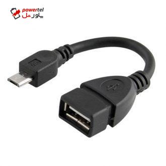 مبدل USB به Micro USB مدل RC-04 طول 0.12 متر