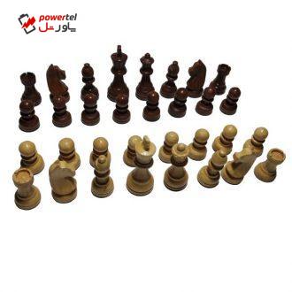 مهره شطرنج مدل فرانسوی مجموعه ۳۲ عددی