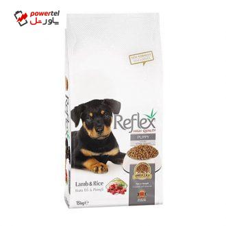 غذای خشک سگ رفلکس مدل Puppy Lamb & Rice وزن 15 کیلوگرم
