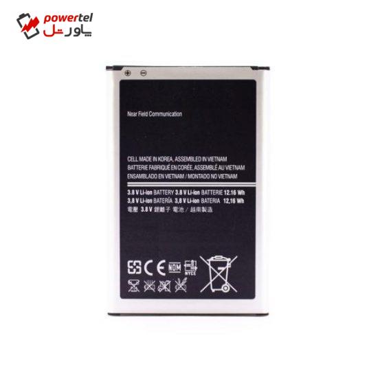 باتری موبایل مدل B800BC ظرفیت 3200 میلی آمپرساعت مناسب برای گوشی موبایل سامسونگ Galaxy Note 3