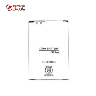 باتری موبایل مدل cal-k816 با ظرفیت 2125m  میلی آمپر مناسب برای گوشی موبایل ال جی K8 2016