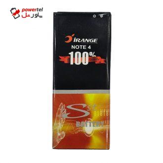 باتری موبایل آیرنج مدل EB_BN910NOTE4 ظرفیت 3220 میلی آمپر ساعت مناسب برای گوشی موبایل سامسونگ Galaxy note 4