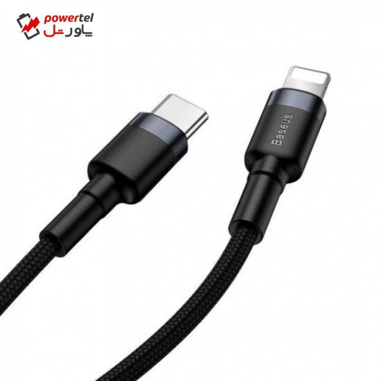 کابل تبدیل USB-C به لایتنینگ باسئوس مدل CATLKLF-DG1 طول 1متر