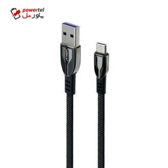کابل USB به USB-C هیسکا مدل LX-293 طول 1 متر