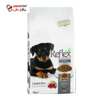 غذای خشک سگ رفلکس مدل puppy وزن 15 کیلوگرم