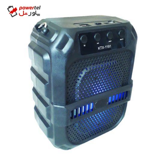 اسپیکر بلوتوثی قابل حمل مدل KTX-1191