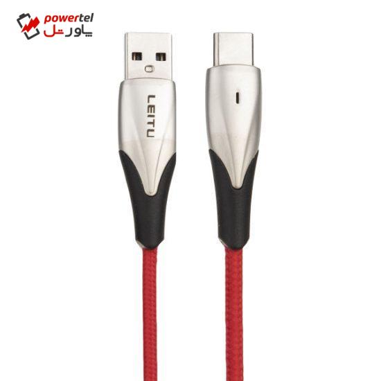 کابل شارژ USB به USB-C لیتو مدل LD-13 طول 1 متر
