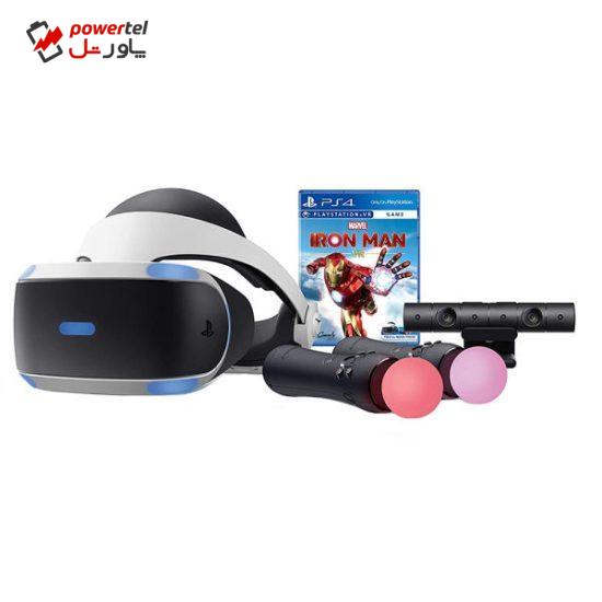 مجموعه عینک واقعیت مجازی سونی مدل Playstation ZVR2 به همراه بازی Ironman