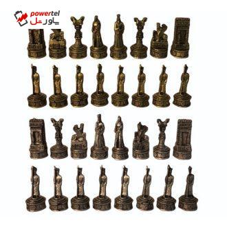 مهره شطرنج مدل  پلی استری هخامنشی مجموعه 32 عددی