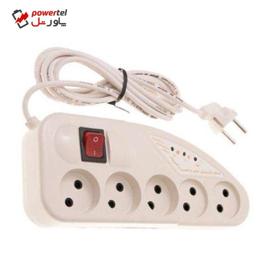 محافظ ولتاژ و چندراهی برق تکسان مدل TS-110