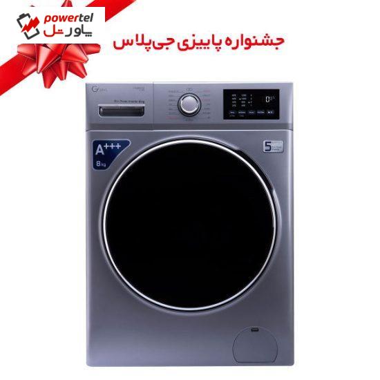 ماشین لباسشویی جی پلاس مدل GWM-K8220T ظرفیت 8 کیلوگرم