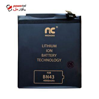 باتری موبایل نکسل مدل BN43 ظرفیت 4000 میلی آمپر ساعت مناسب برای گوشی موبایل شیائومی Redmi Note 4X