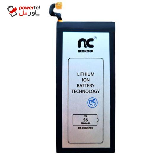 باتری موبایل نکسل مدل P.R.C ظرفیت 2600 میلی آمپر ساعت مناسب برای گوشی موبایل سامسونگ Galaxy S6