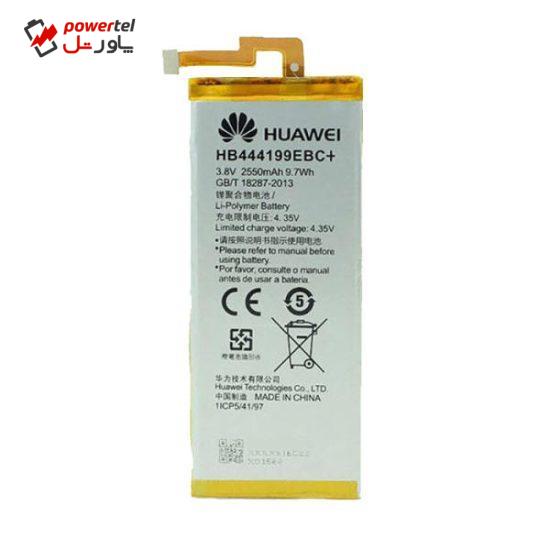 باتری موبایل مدل ف18287 ظرفیت 2550 میلی آمپر ساعت مناسب برای گوشی موبایل آنر 4C