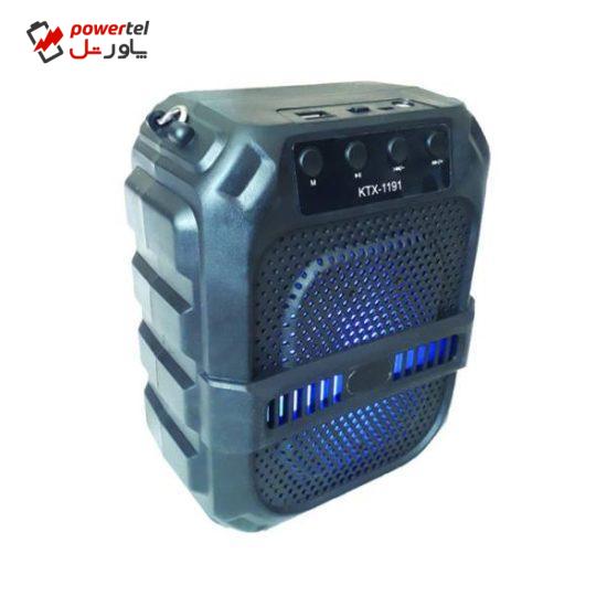 اسپیکر بلوتوثی قابل حمل کی تی اس مدل KTX-1191