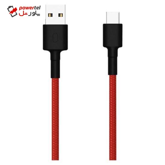 کابل تبدیل USB به USB-C شیائومی مدل SJX10ZM طول ۱ متر