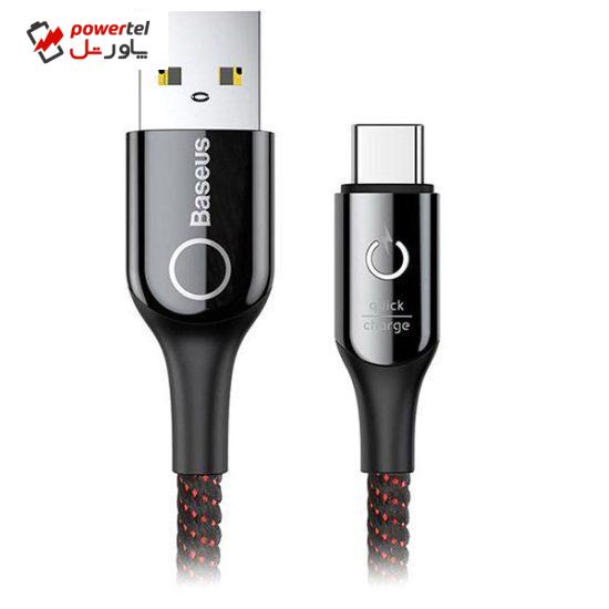 کابل تبدیل USB به USB-C باسئوس مدل CATCD C-shaped طول 1 متر