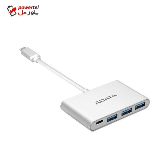 مبدل USB-C به USB 3.0/USB-C ای دیتا مدل ACA3HUBAL