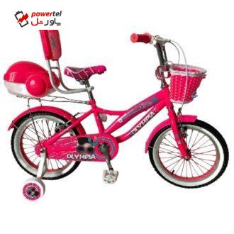 دوچرخه شهری المپیا مدل دخترانه رینگ آلومینیوم سایز 16