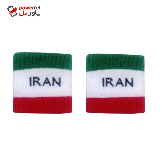 مچ بند ورزشی مدل ایران کد 990614 بسته 2 عددی