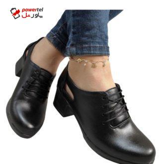 کفش زنانه چرمی  پاشنه دار و بند دار سایزبندی 37 تا 40 پام مشهد