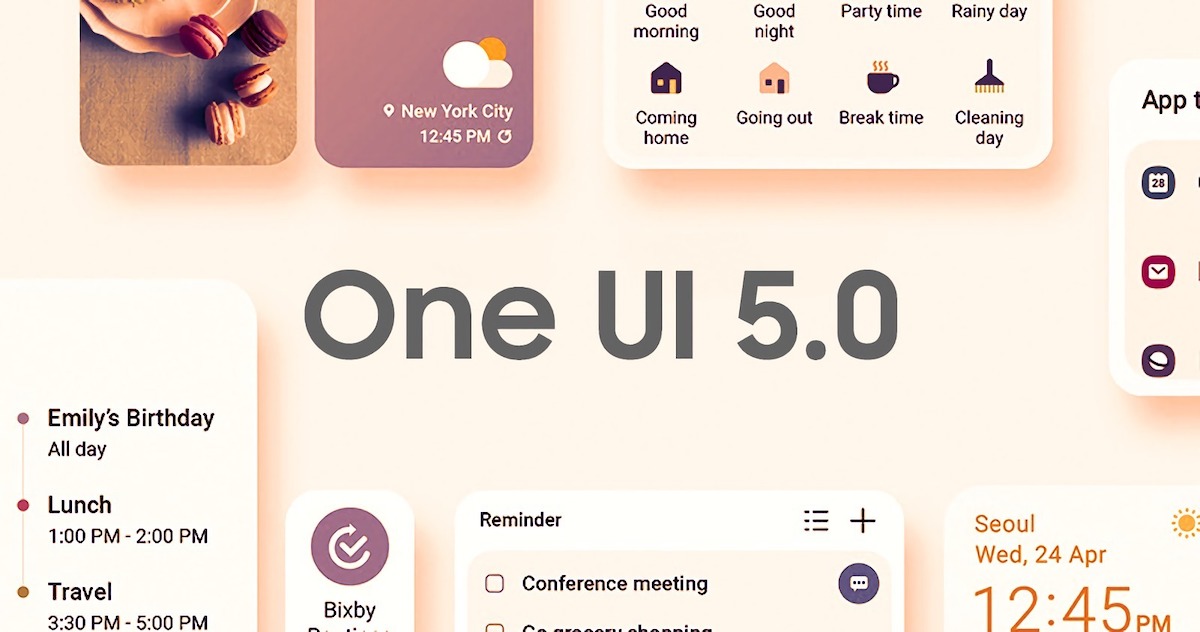 افشای تصاویر جدیدی از رابط کاربری One UI 5.0 سامسونگ