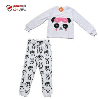 ست تی شرت و شلوار بچگانه لبتو مدل Panda کد 5227