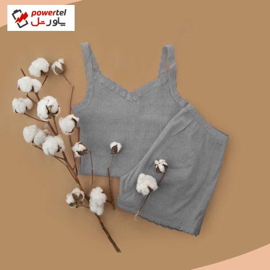 ست تاپ و شلوارک زنانه مون‌سا مدل 163124093