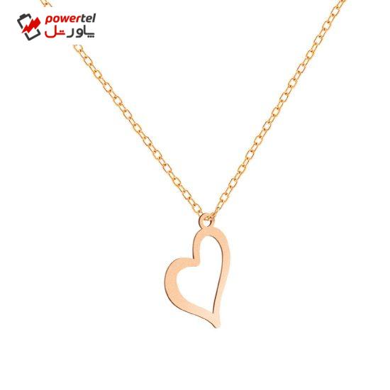 گردنبند طلا 18 عیار زنانه ریسه گالری مدل D-1004G