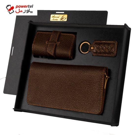 ست هدیه چرم عطارد مدل A11