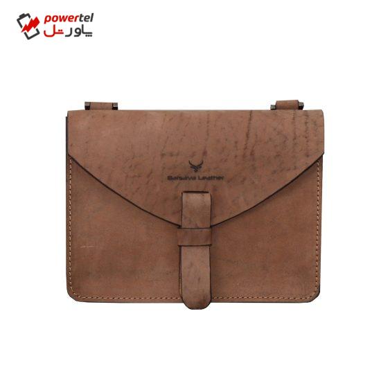 کیف رودوشی چرم بارثاوا مدل 1206