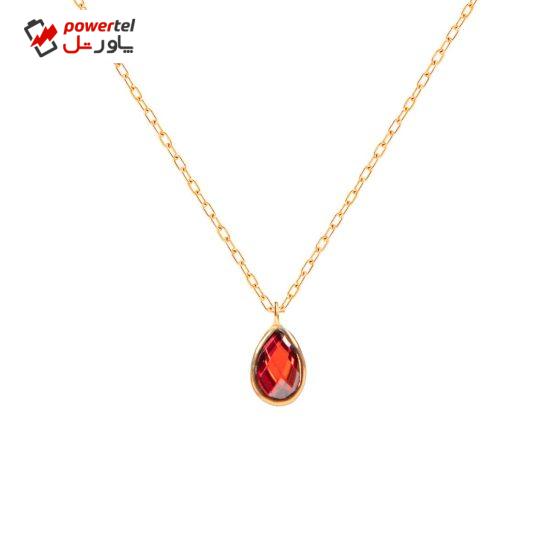 گردنبند طلا 18 عیار زنانه ریسه گالری مدل D-1009G