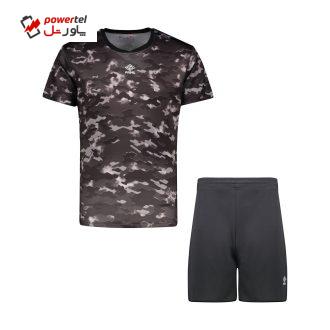 ست تی شرت و شلوارک ورزشی مردانه پانیل مدل 1109GY