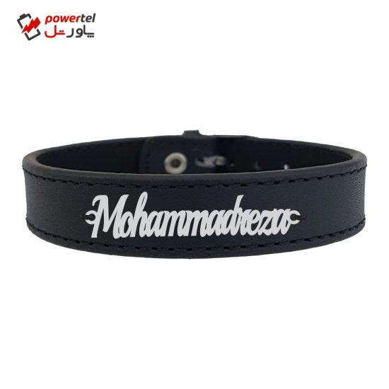 دستبند نقره مردانه ترمه ۱ مدل محمدرضا کد mdcm0104