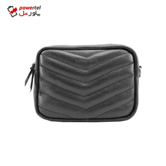 کیف دوشی زنانه چرم آرا مدل d088