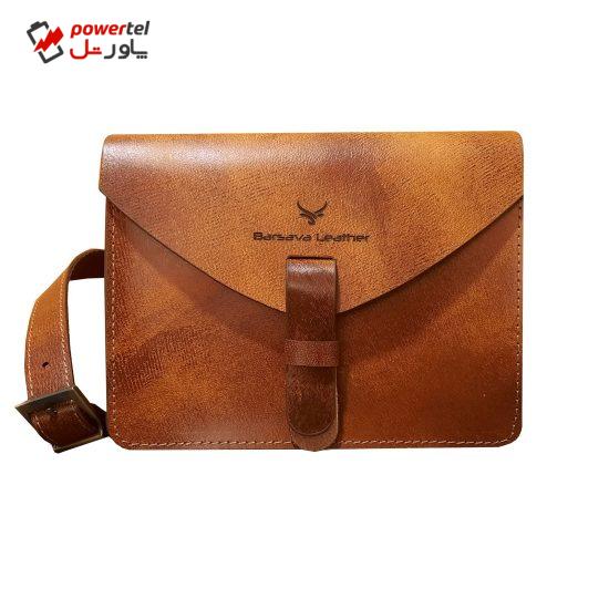 کیف رودوشی زنانه چرم بارثاوا مدل 1206a