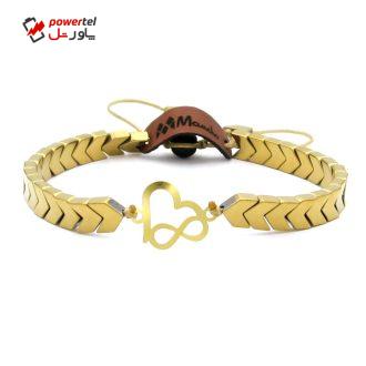 دستبند طلا 18 عیار زنانه مانچو مدل bfg249