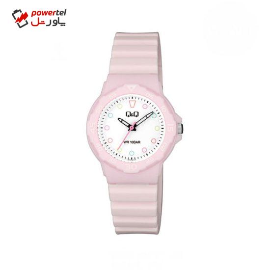 ساعت مچی عقربه ای دخترانه کیو اند کیو مدل V07A-001VY