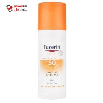 فلوئید ضد آفتاب بی رنگ اوسرین سری Sun Protection Spf50 مناسب انواع پوست حجم 50 میلی لیتر