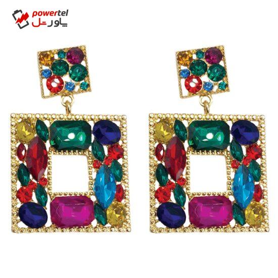 گوشواره زنانه زارا مدل جواهری M6562