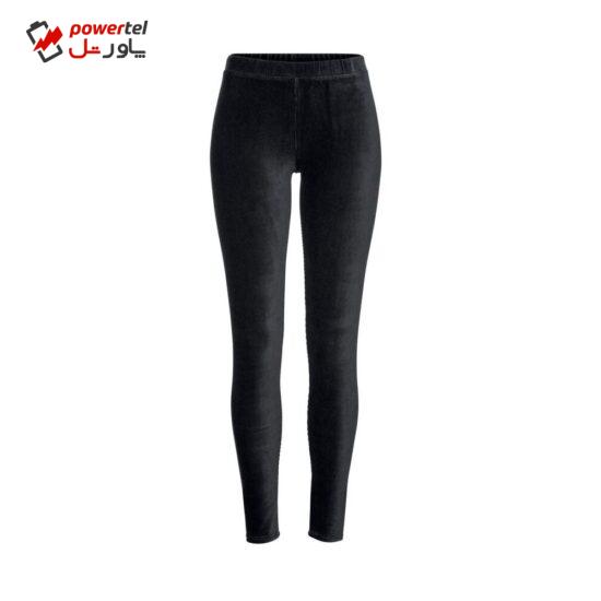 لگینگ زنانه اسمارا مدل جلو جیر و مخملی کد BL-520