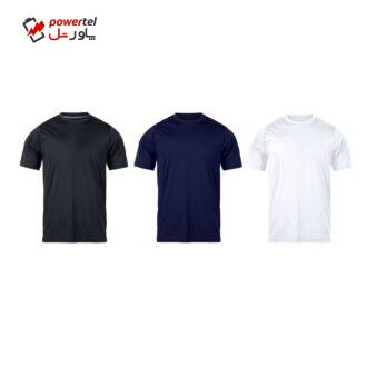 تی شرت آستین کوتاه مردانه رانژ مدل 22RA26D02M-2065-01 بسته 3 عددی